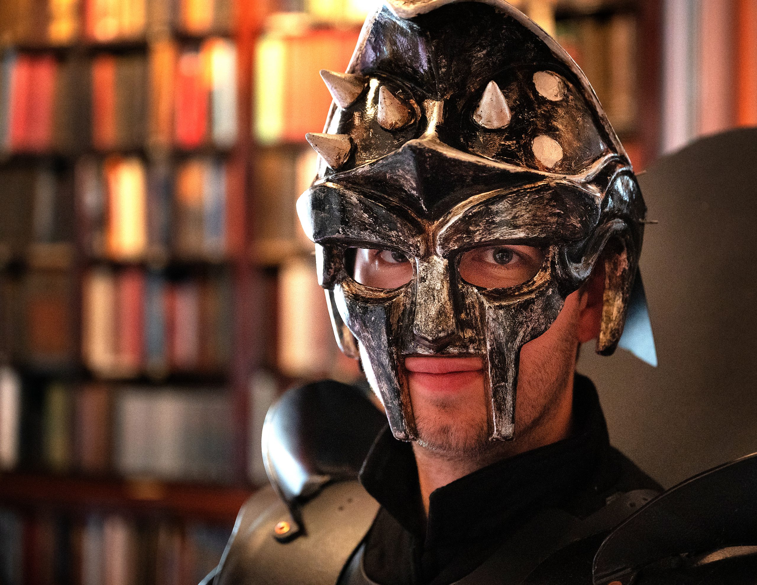 Performer in Don Giovanni mask